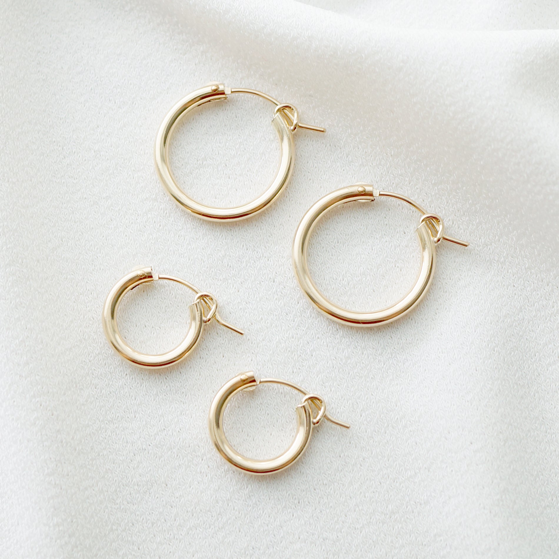 Gold Hoop Earrings (Verra)