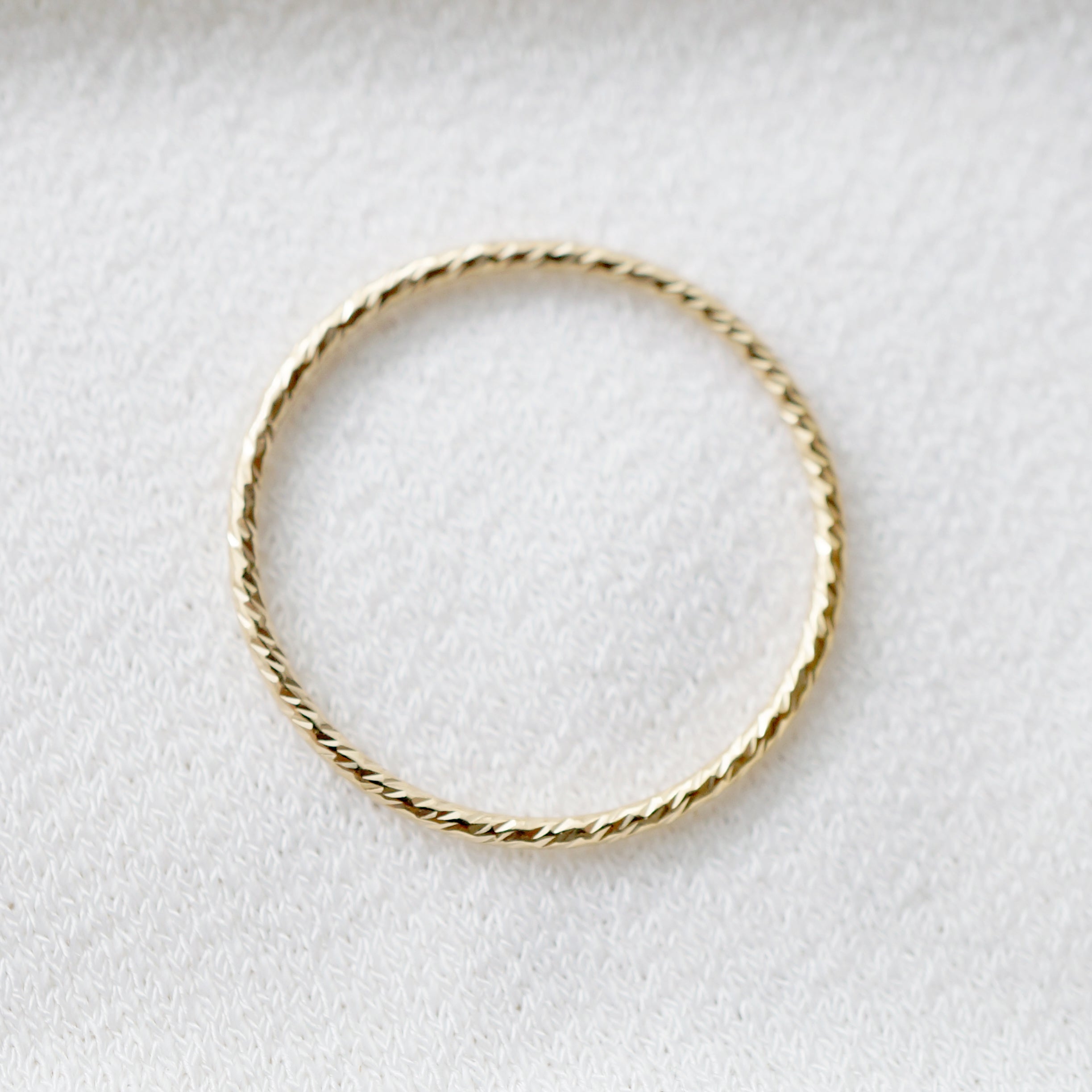 Gold Petite Shimmer Ring (Vale)