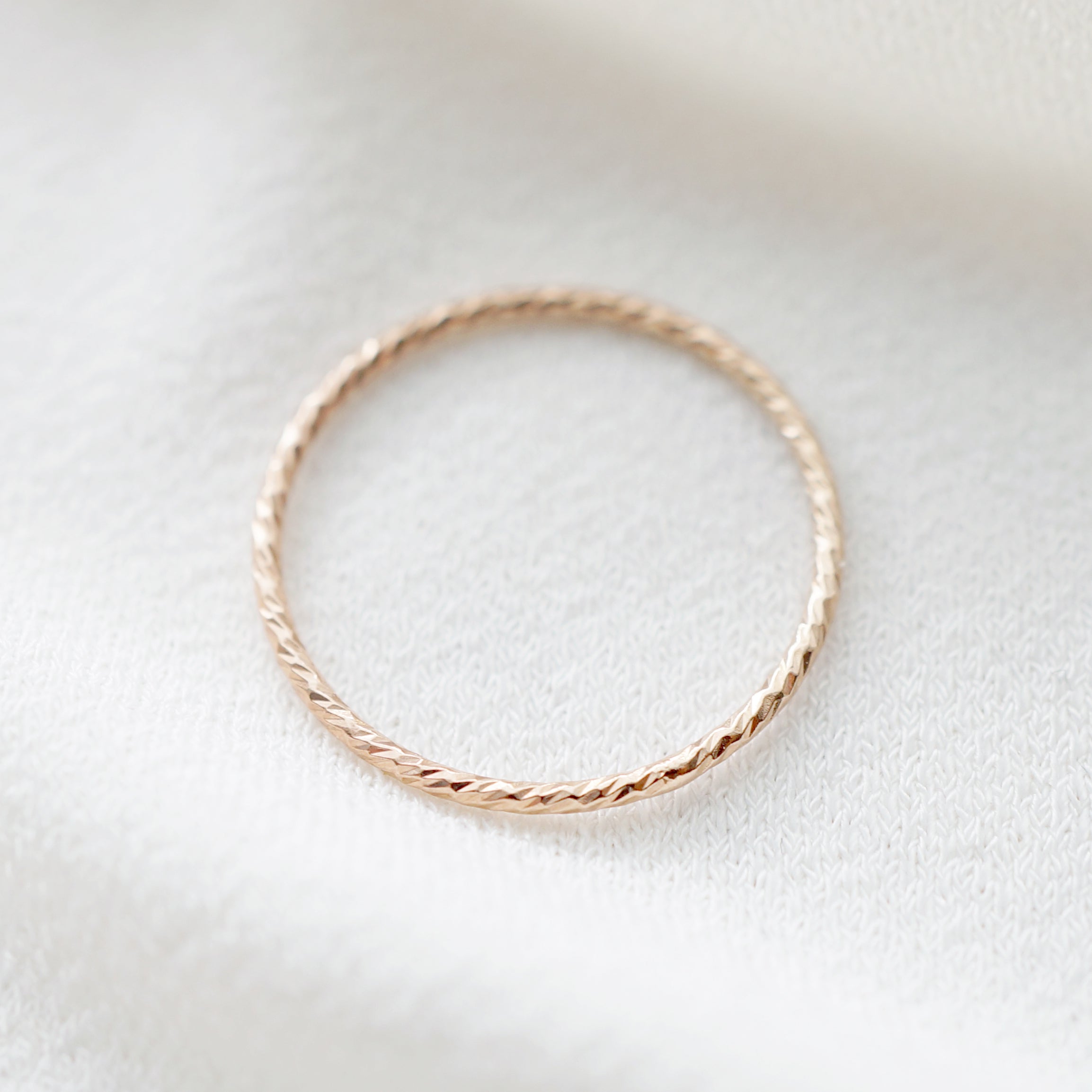 Gold Petite Shimmer Ring (Vale)