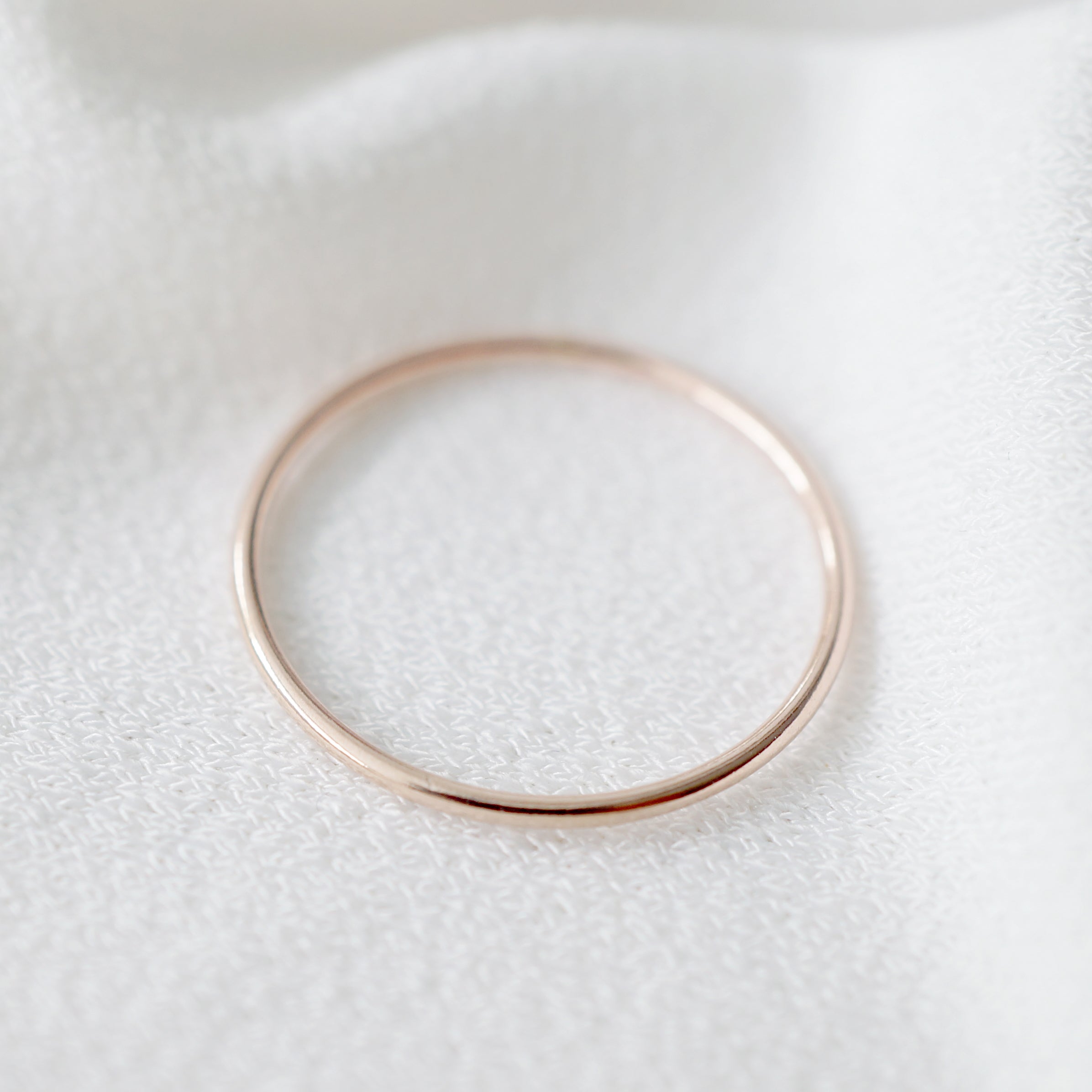 Gold Petite Stacking Ring (Caine)