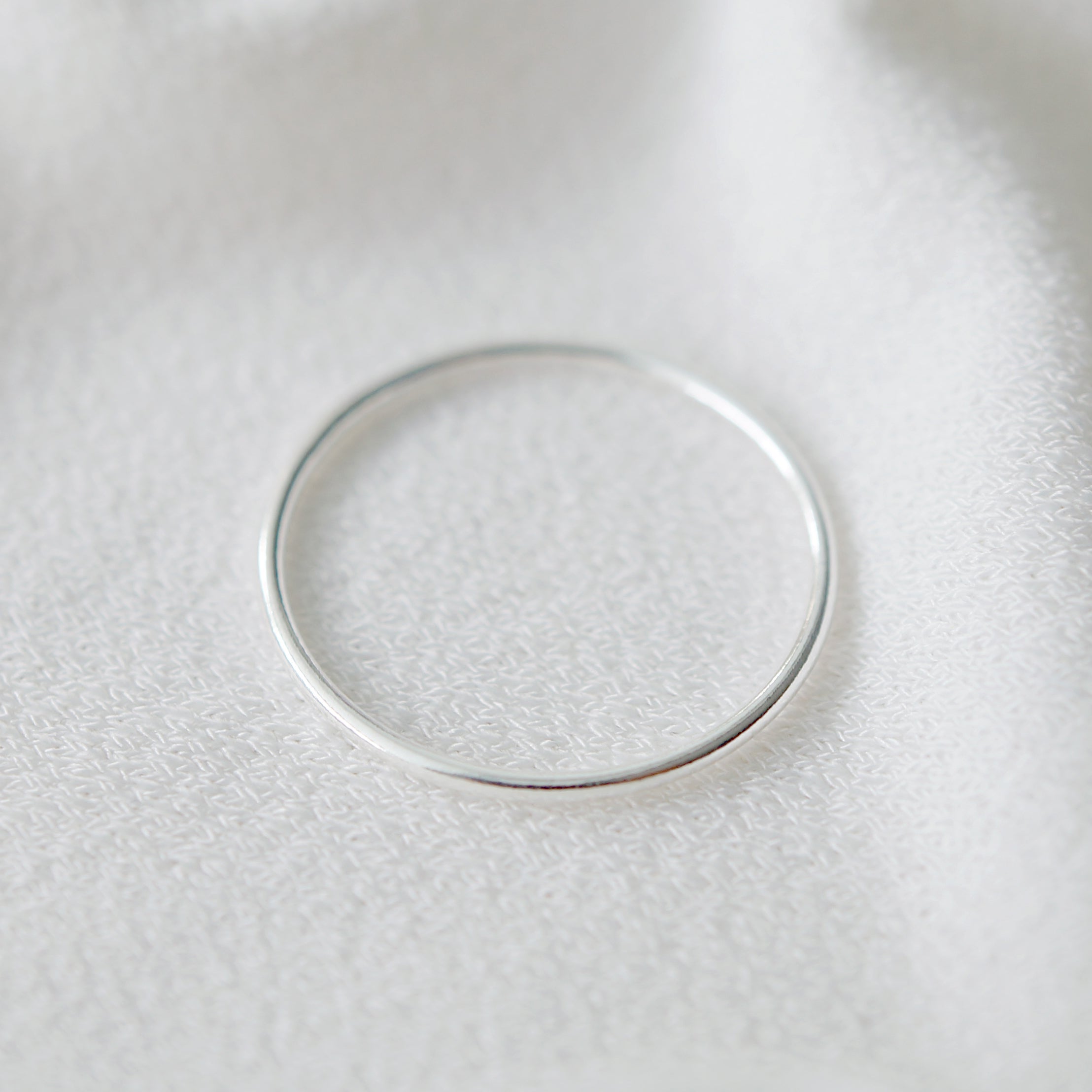 Sterling Silver Petite Stacking Ring (Caine)