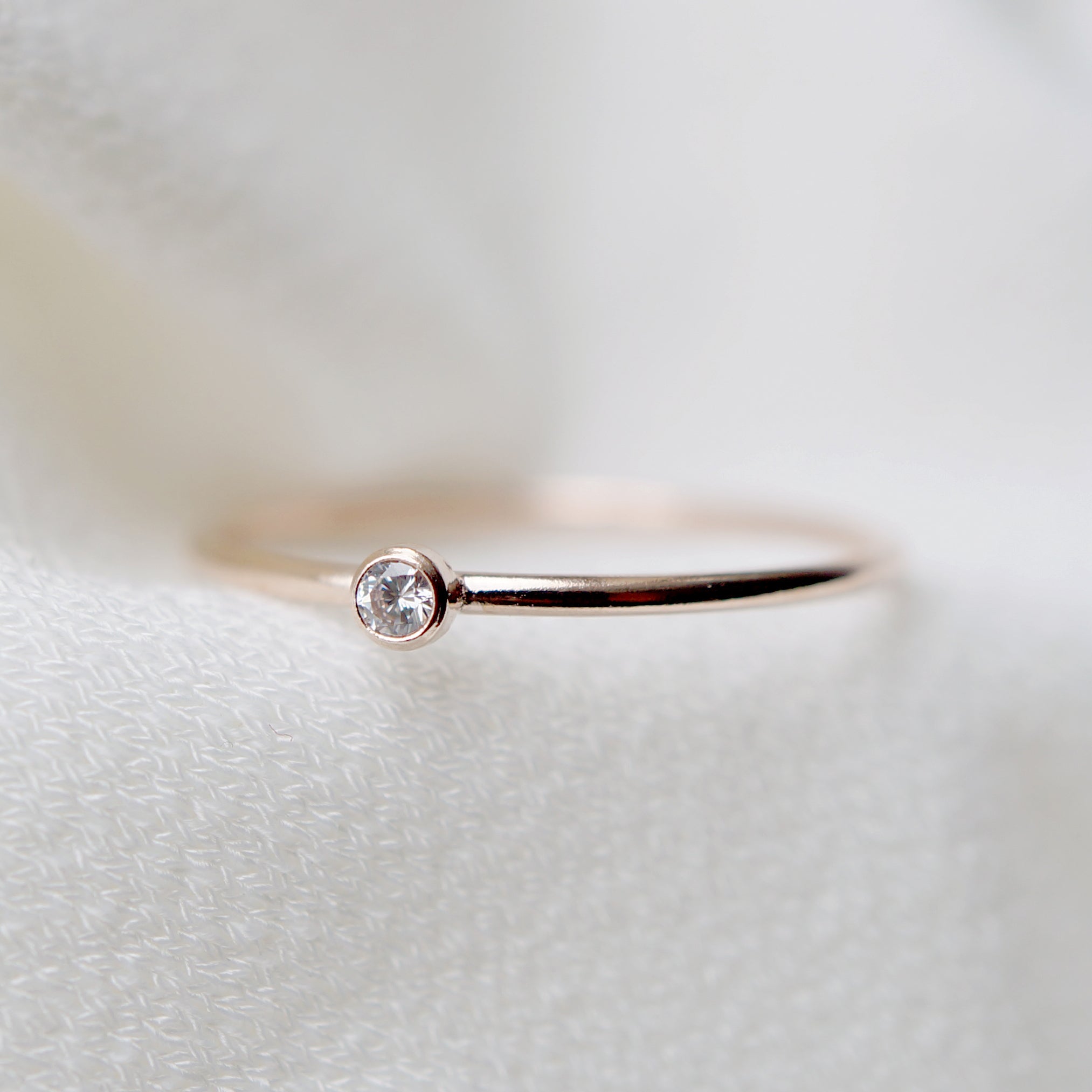 Rose Gold Petite Bijou Ring (Paulette)