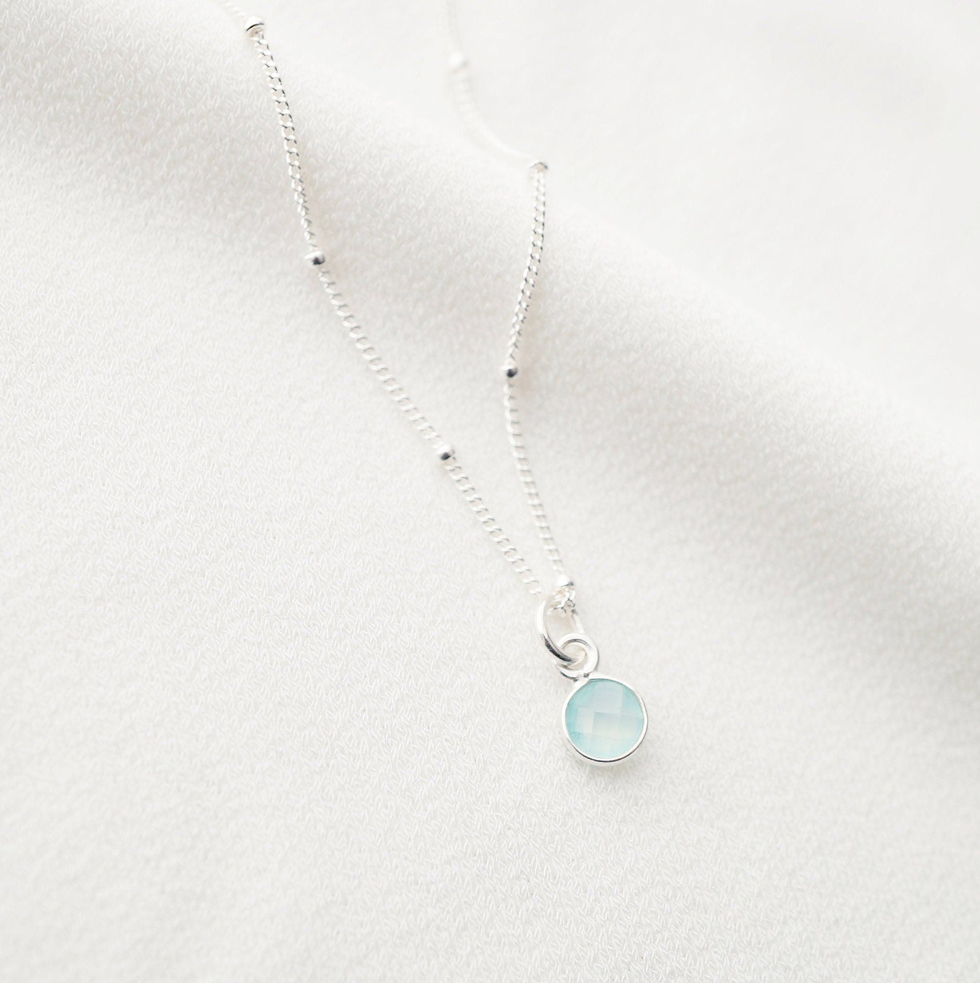 Tiny citrine on Sterling silver Necklace (Cira) // Gift for sister // November birthstone // Dainty necklace